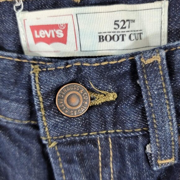 Levi's 527 Jeans Women's Boot Cut Blue Size‎ 16R 28x28 EUC - Picture 4 of 12